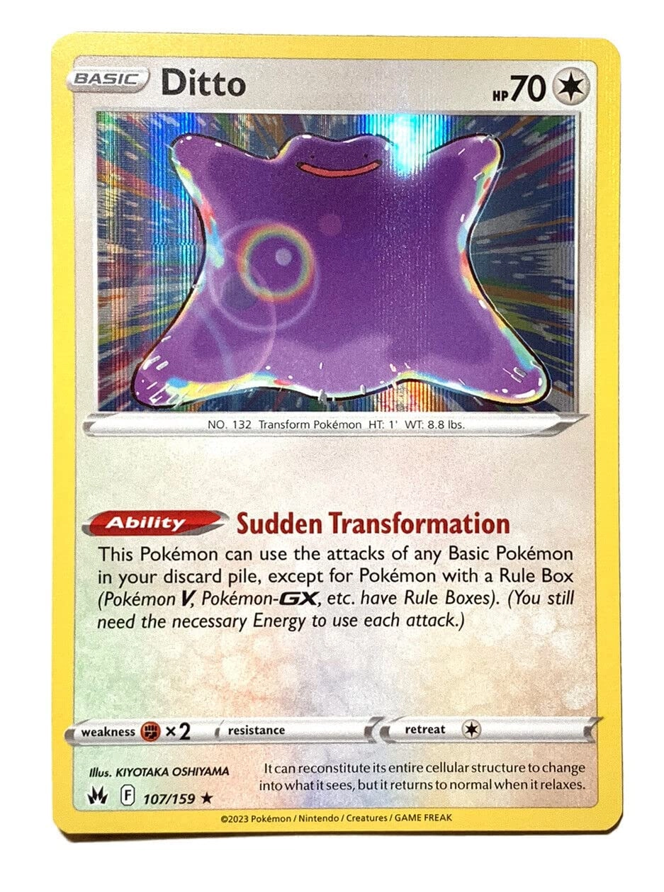 Pokémon Ditto 107/159 - Crown Zenith