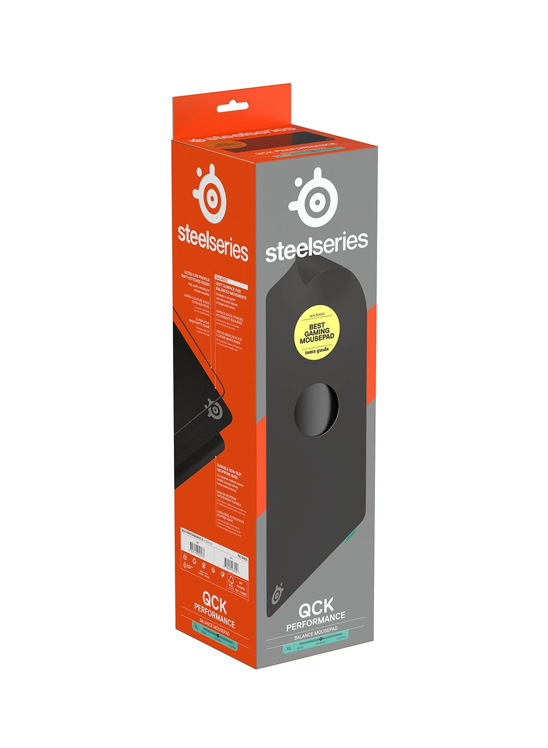 QcK Balance XL Neoprene Mouse Pad - 90x40 cm