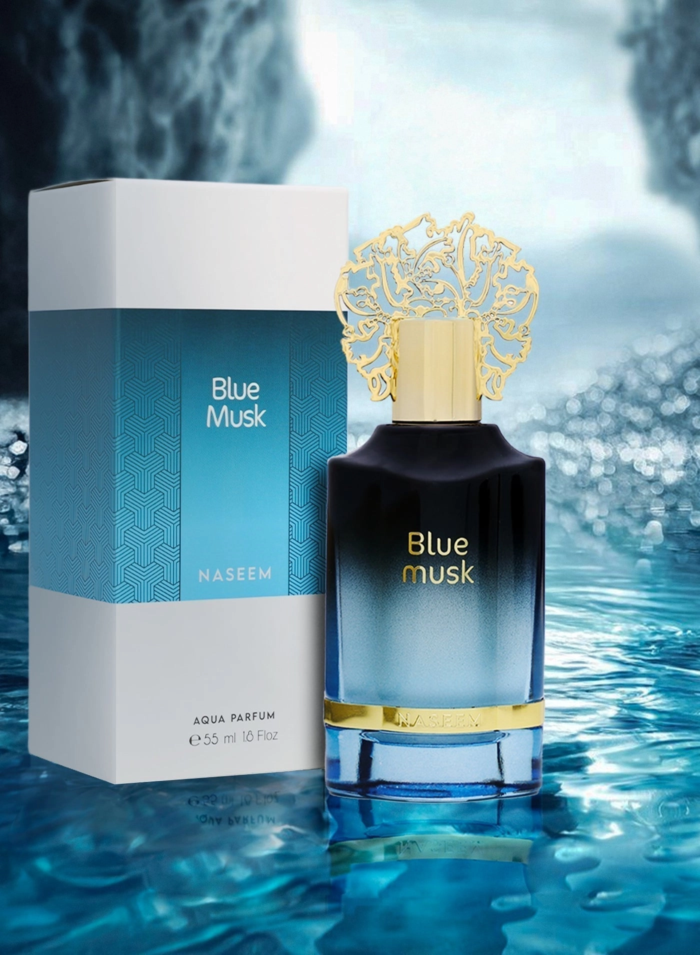 Blue Musk Eau de Parfum 55ml + Serene Eau de Parfum 55ml + Solar Eau de Parfum 55ml