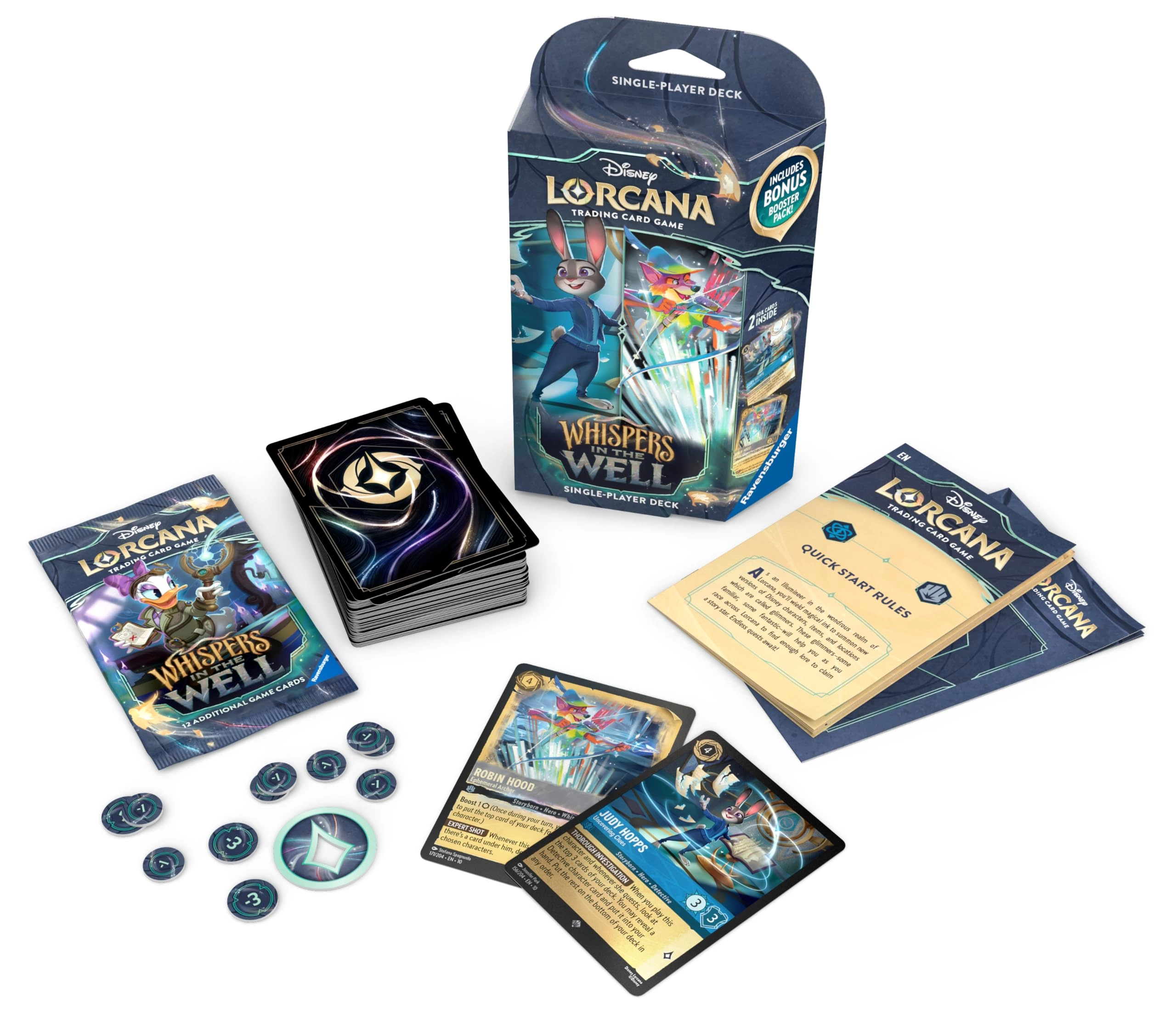 Ravensburger Disney Lorcana Whispers in The Well Single-Player Deck - English 60pcs