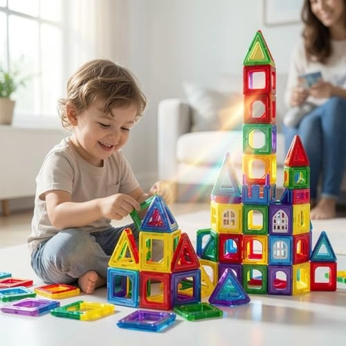 Magnetic Tiles - 34 pcs