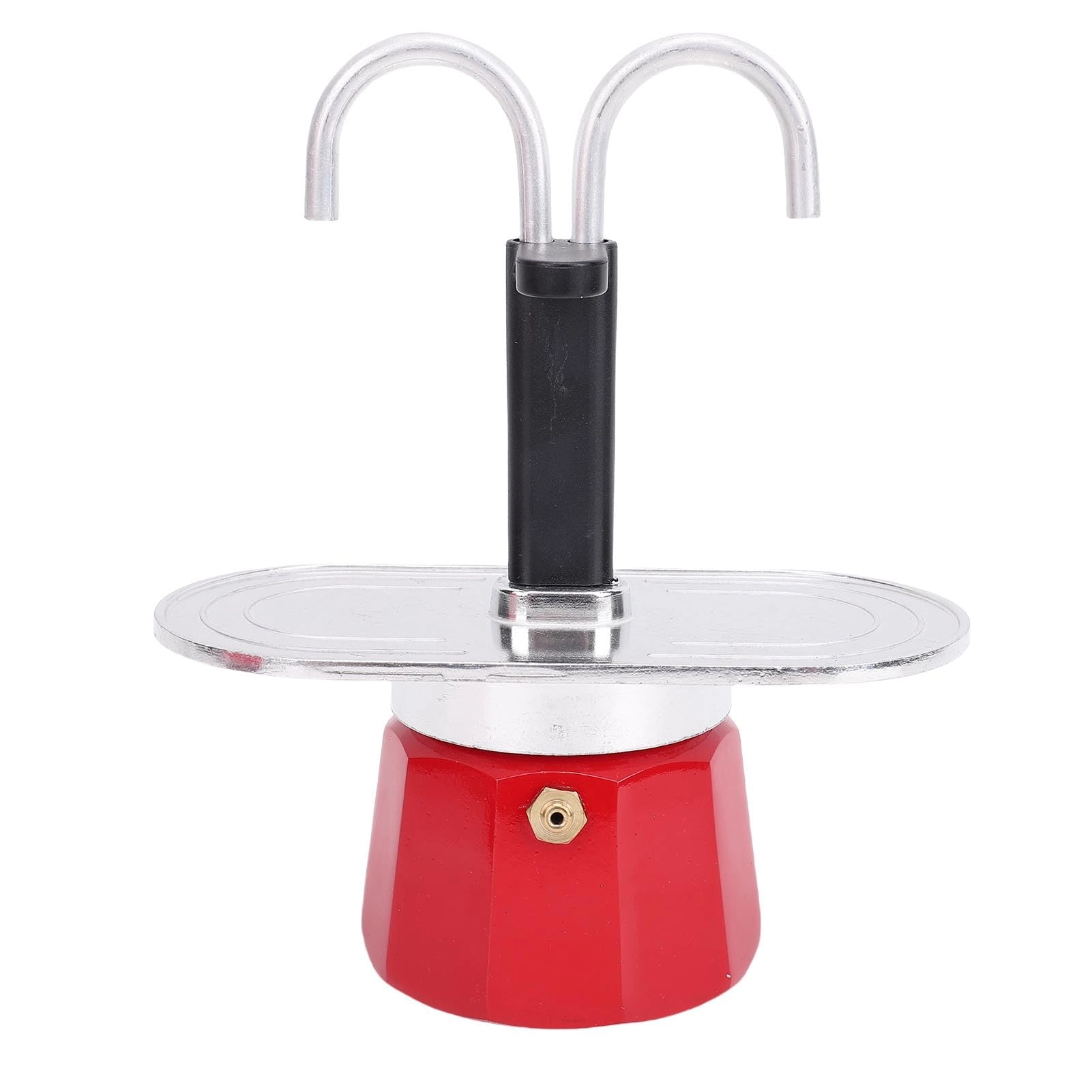 Fabater 2 Cup Coffee Pot - Red Aluminum Alloy