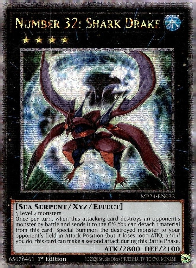 Yu-Gi-Oh! Number 32 Shark Drake - MP24-EN033