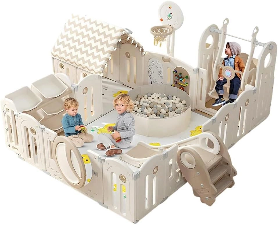 All-in-1 Luxury Playpen - 200 x 200 cm 2-6 Years