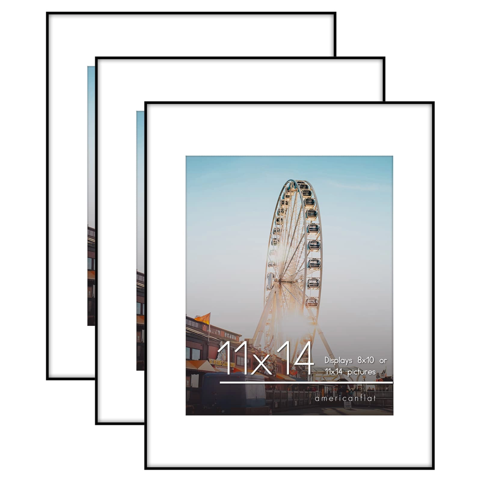 Americanflat Front Loading Picture Frame - 11x14