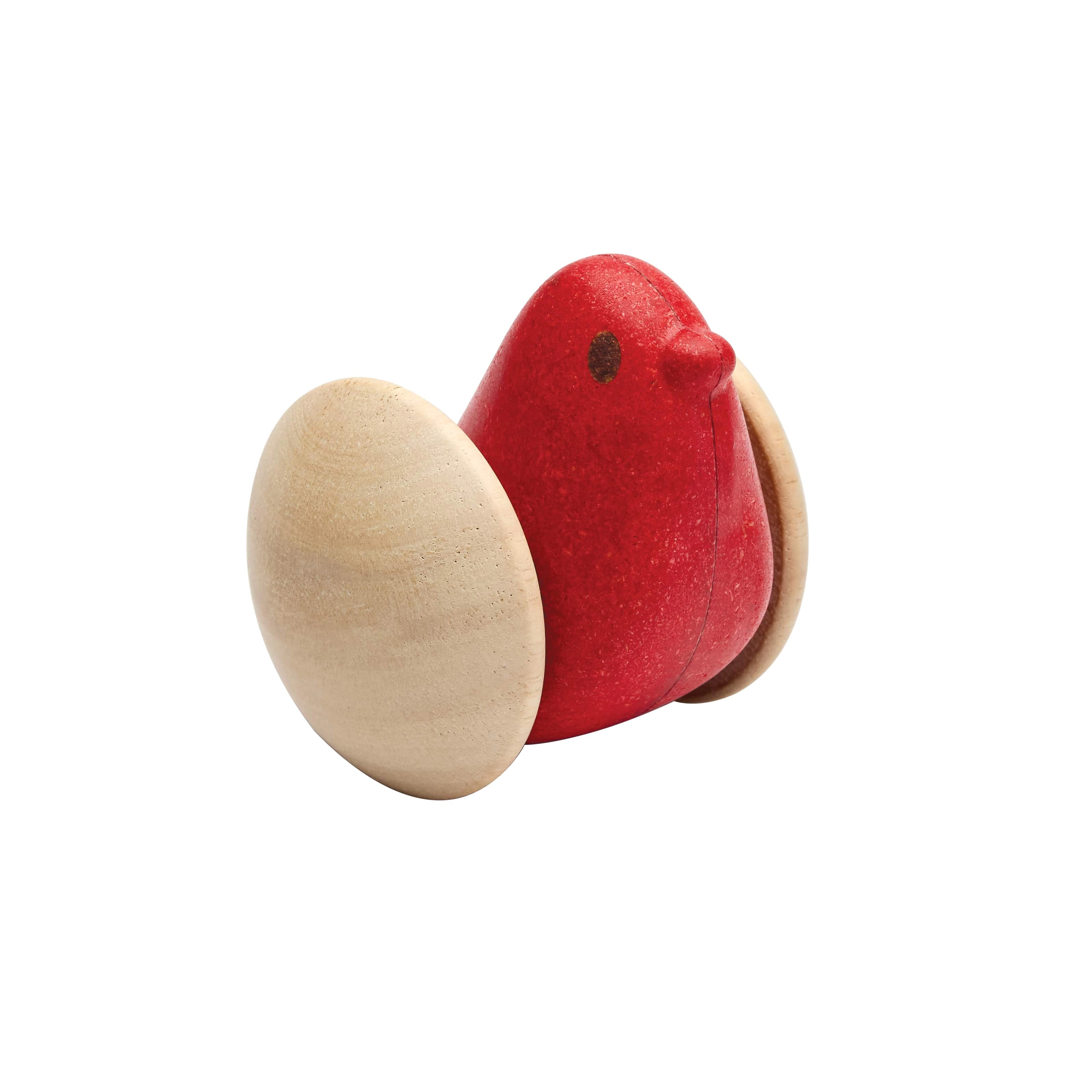 PlanToys Wooden Bird Roller Toy - Suitable for 6 months & above