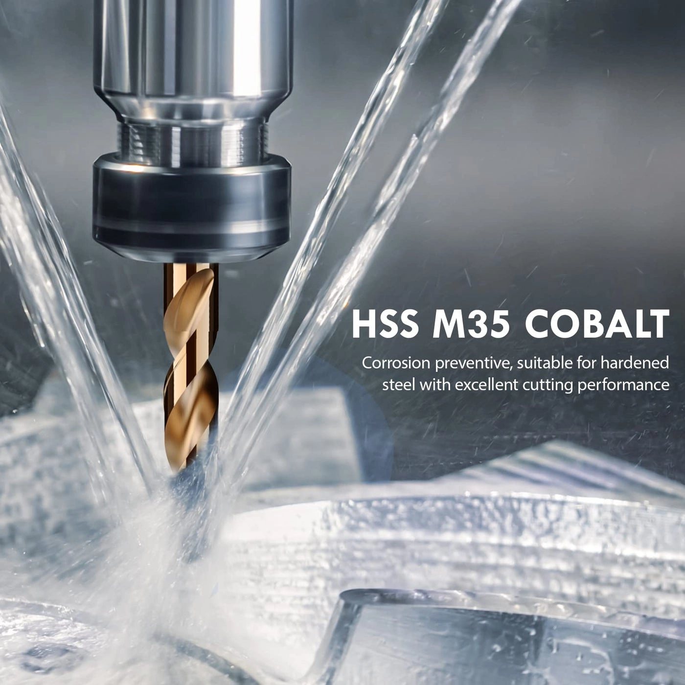 M35 Cobalt Twist Drill Bits Set - 25pcs 1.0Mm-13.0Mm