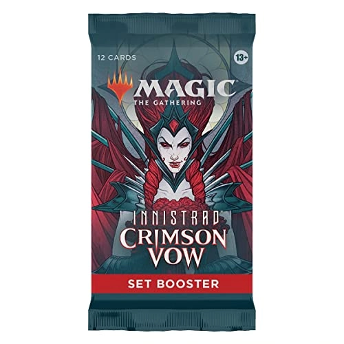 Magic The Gathering Innistrad Crimson Vow Set Booster Packet - English 12pcs