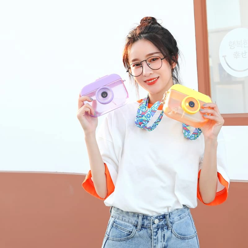 Camera Water Bottle - Suction Mouth Portable Carrying Strap