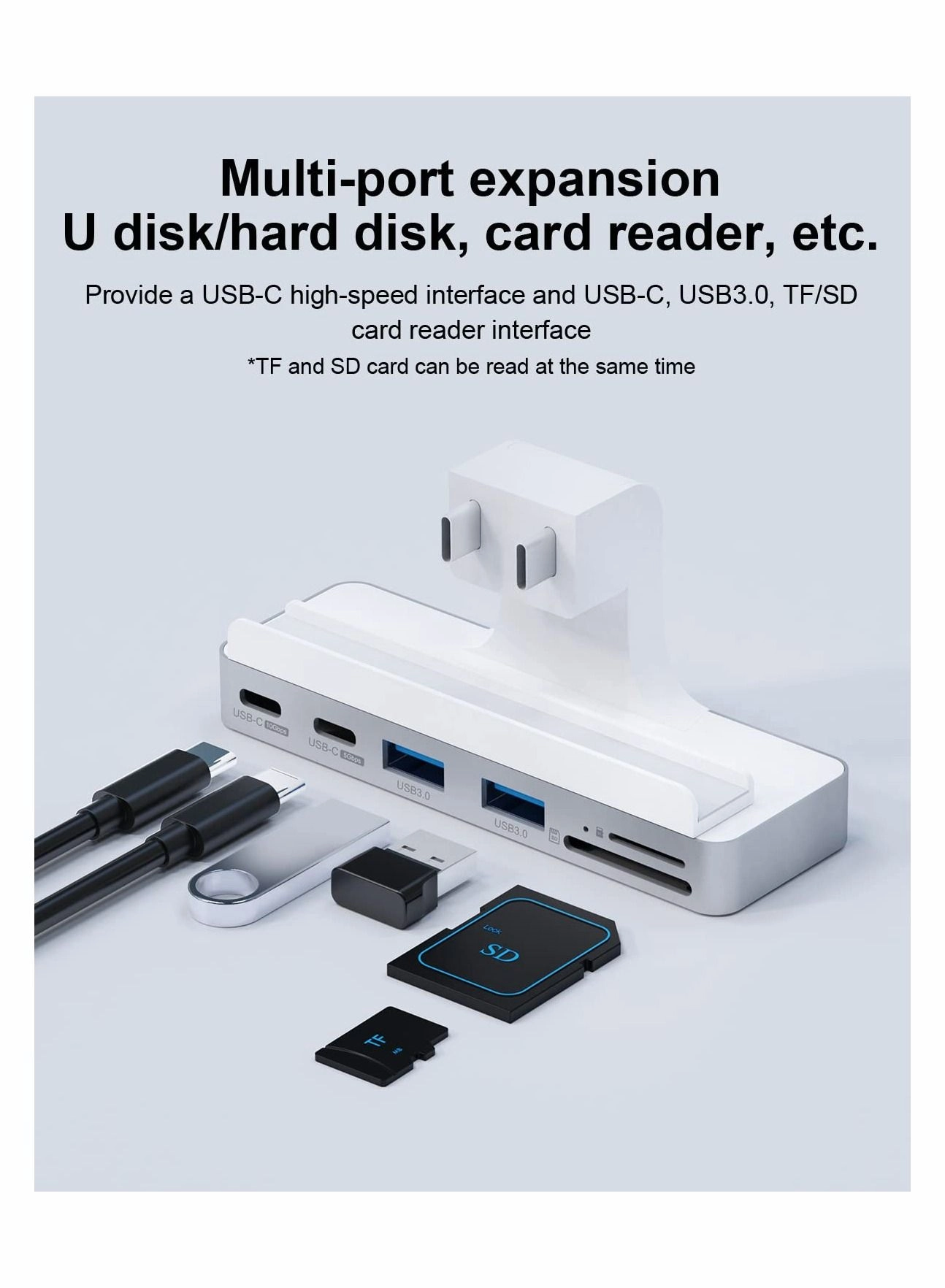 USB-C Clamp Hub - USB C iMac 2021 24 inch