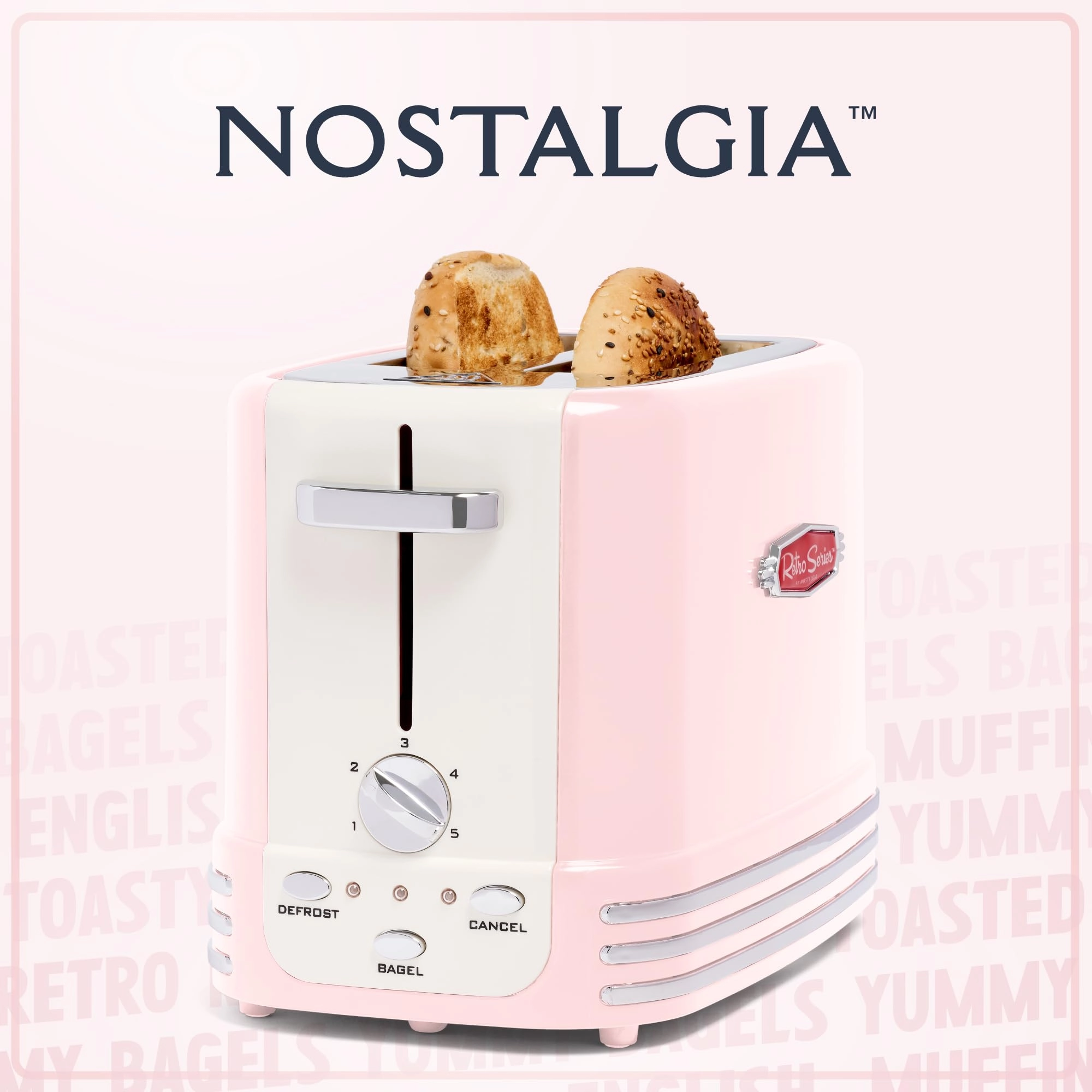 Retro Wide 2-Slice Toaster