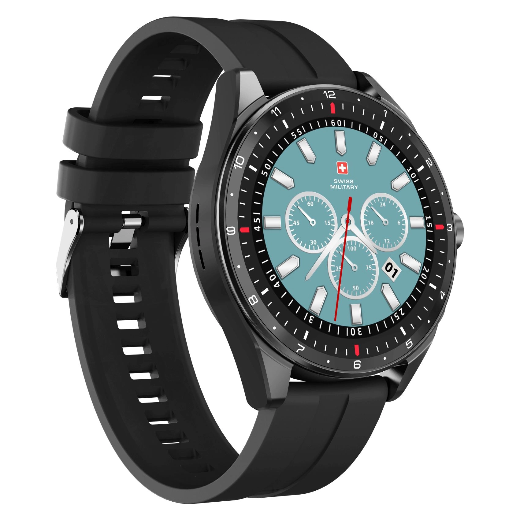 Swiss Military Dom Smartwatch - 1.39 inches Metallic