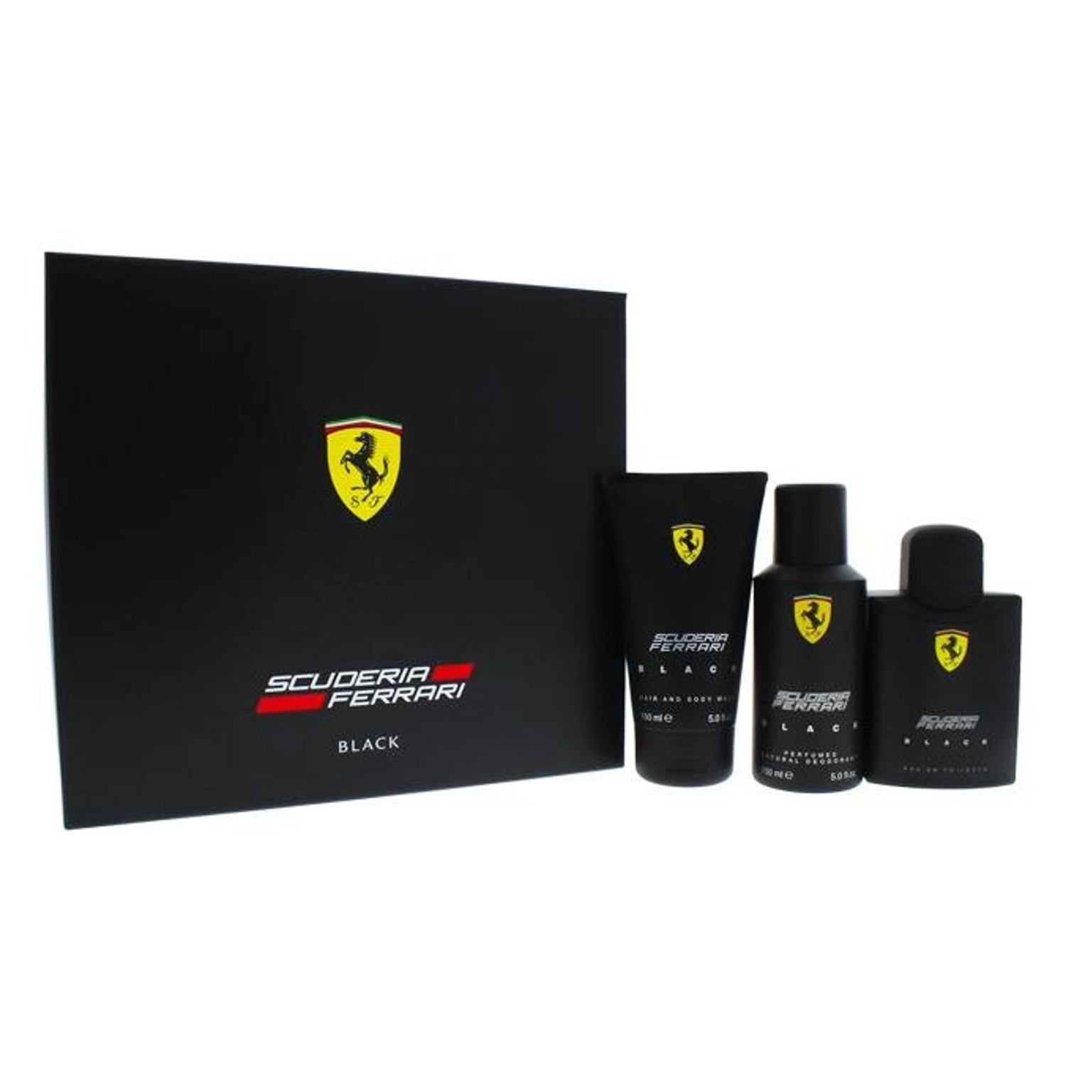 Black Perfume - 125ml Eau de Toilette + Bodywash - 150ml + Deo Spray - 150ml
