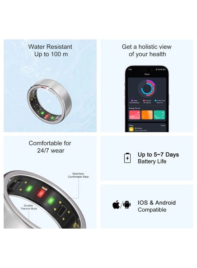 Ring OnePlus - Ultra-Thin Titanium 7 Days Battery Life