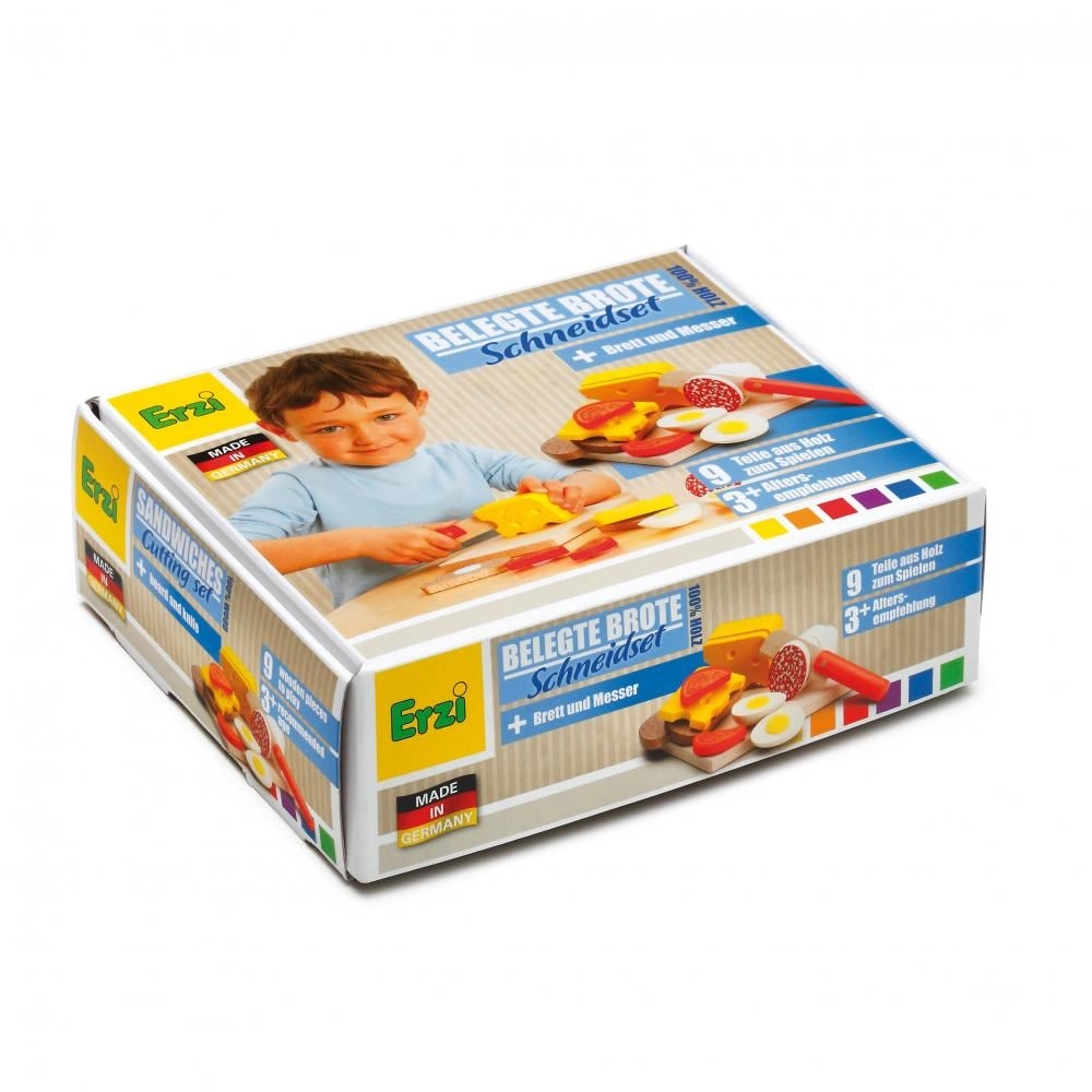 Erzi Sandwich Cutting Set - Wood (4014722282053)