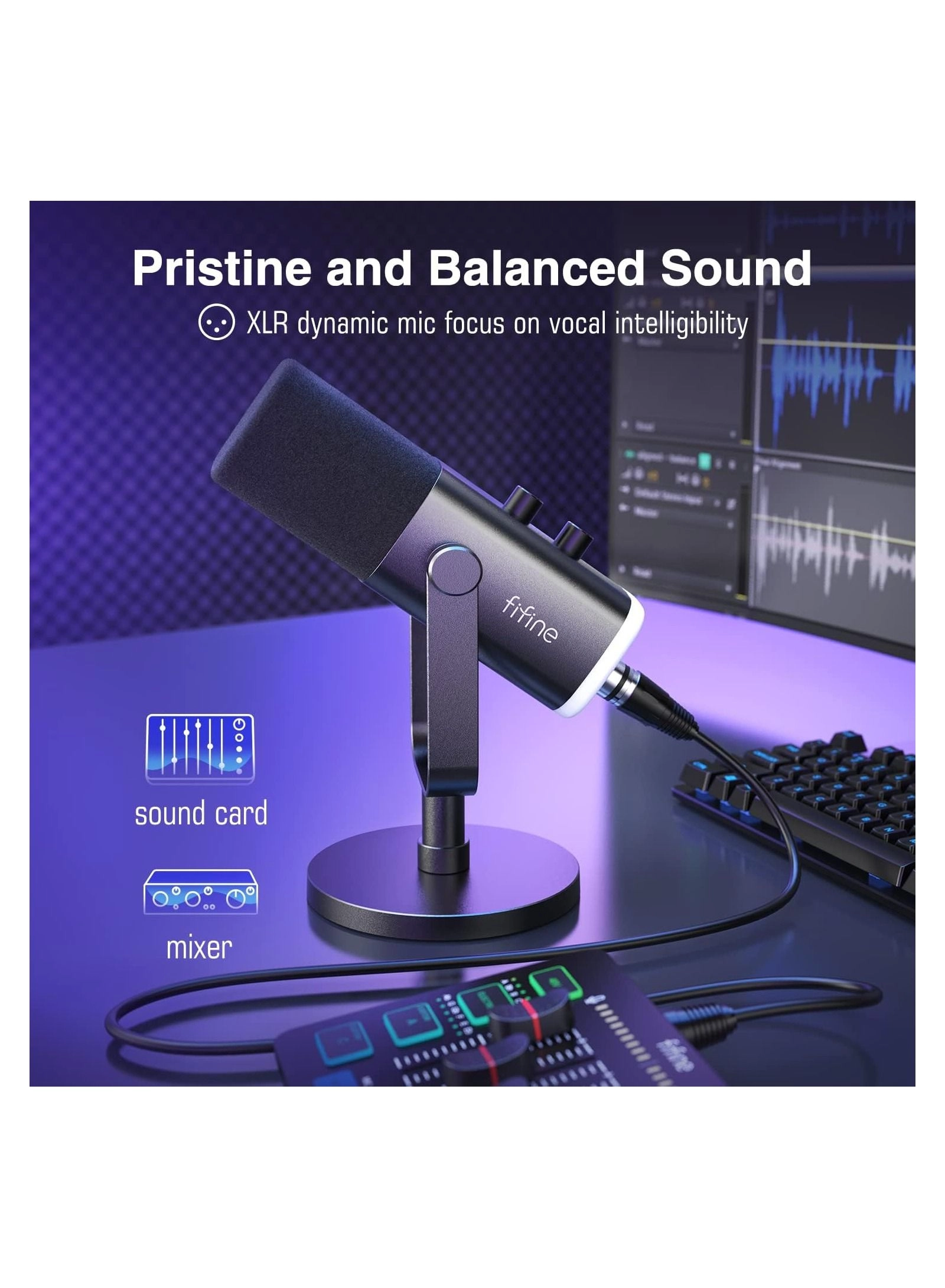 AM8W USB+XLR Microphone