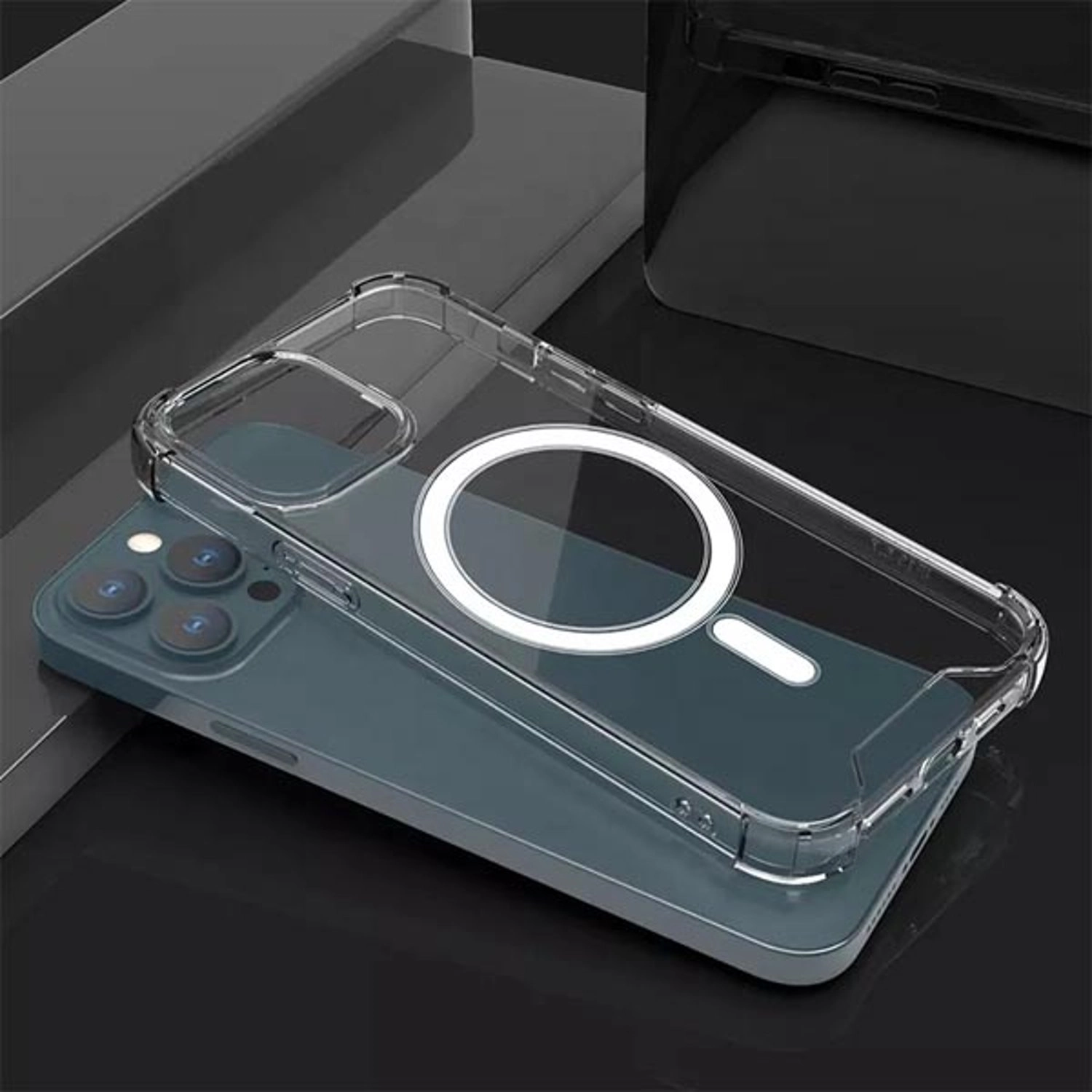 Case iPhone 14 Back Case with MagSafe for iPhone 14