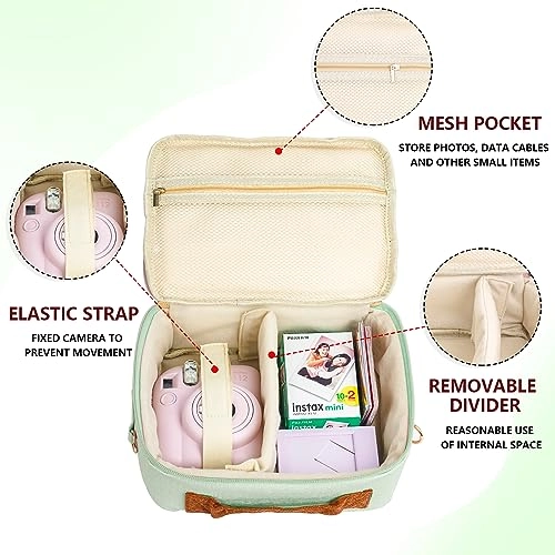 Case - Magic Pink + Adjustable strap + Photo album + Four-color filter + Frame sticker + Camera sticker + Selfie mirror