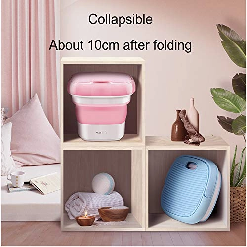 Portable Washing Machine,Turbine Folding Mini Usb Laundry Washer,Perfect For Apartments, Rvs And Small Space Living Shandongmt (Color : B)