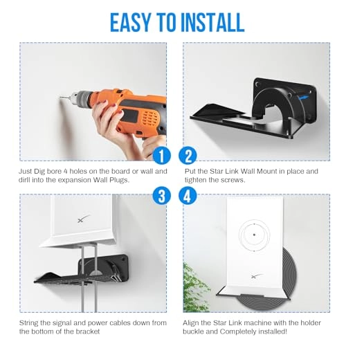StarLink Wall Mount - 1 piece(s) StarLink Mesh Router V2