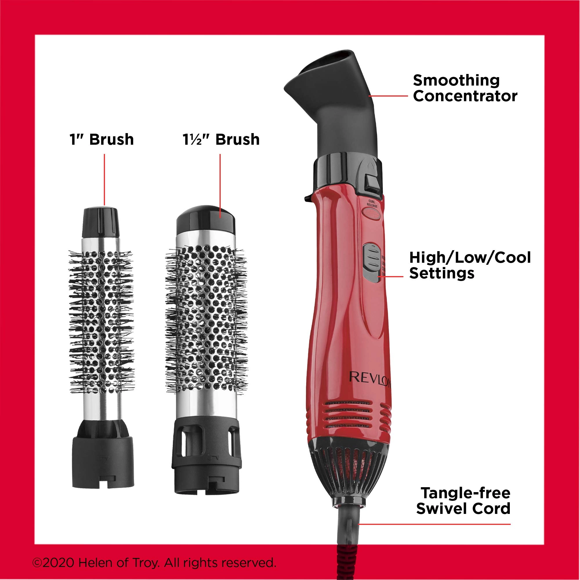 IONIC HOT AIR STYLER - 1" 1 1/2" Set