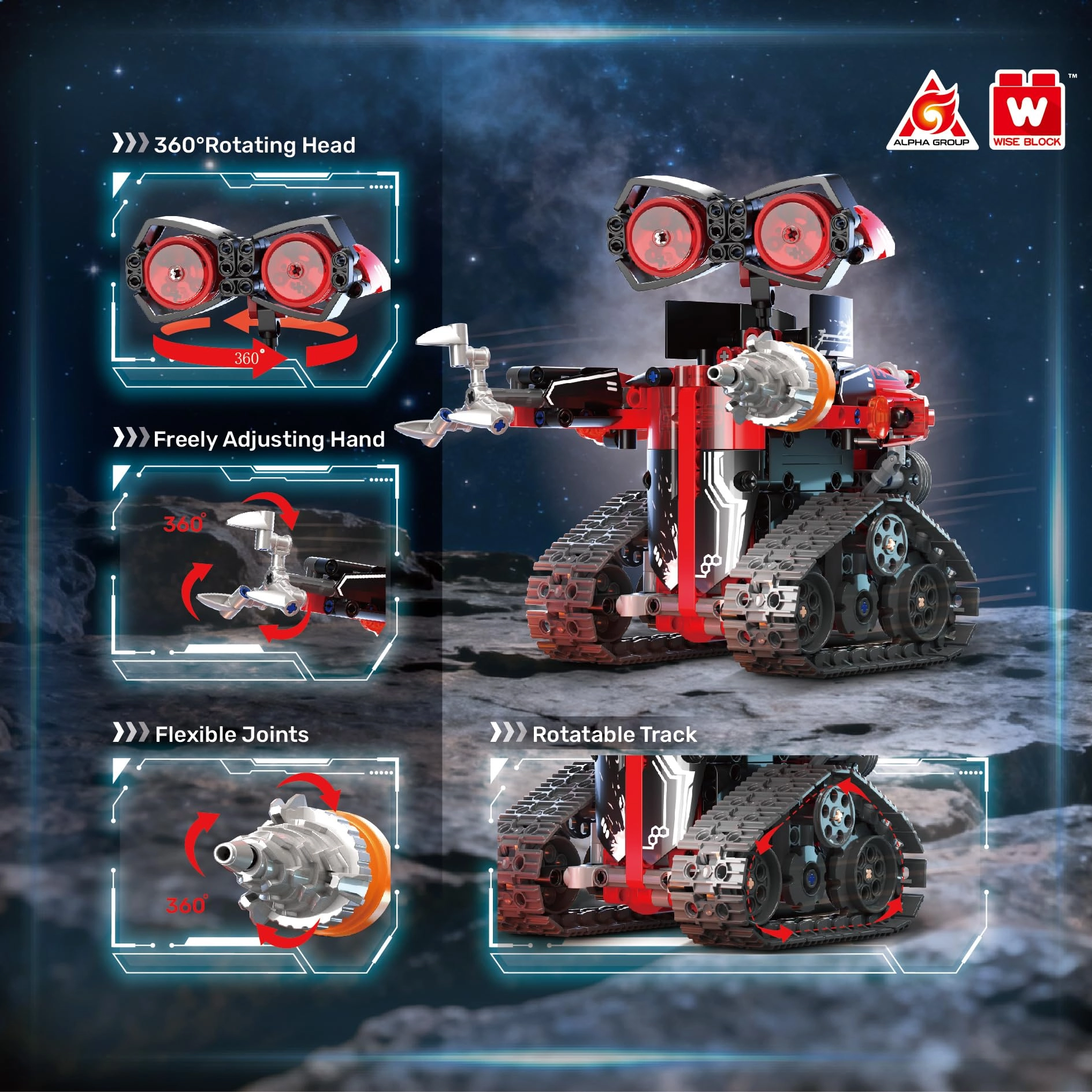 Robot Building Kit - 533 pcs