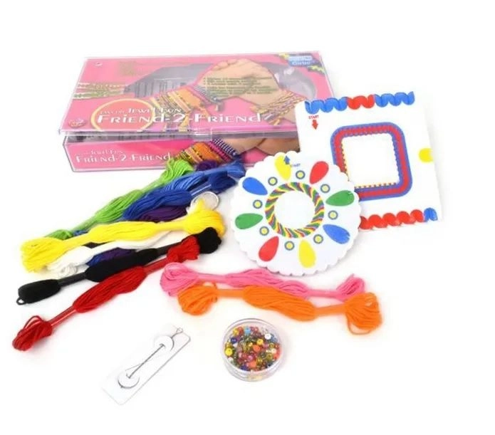 Easy Jewel Fun Friend-2-Friend - Makes 10 Friendship Bracelets 2 Looms