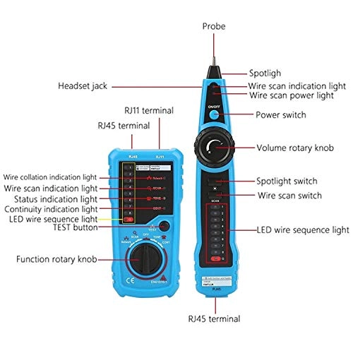 FWT11 - Telephone Cable Tester Circuit Cable Tracker