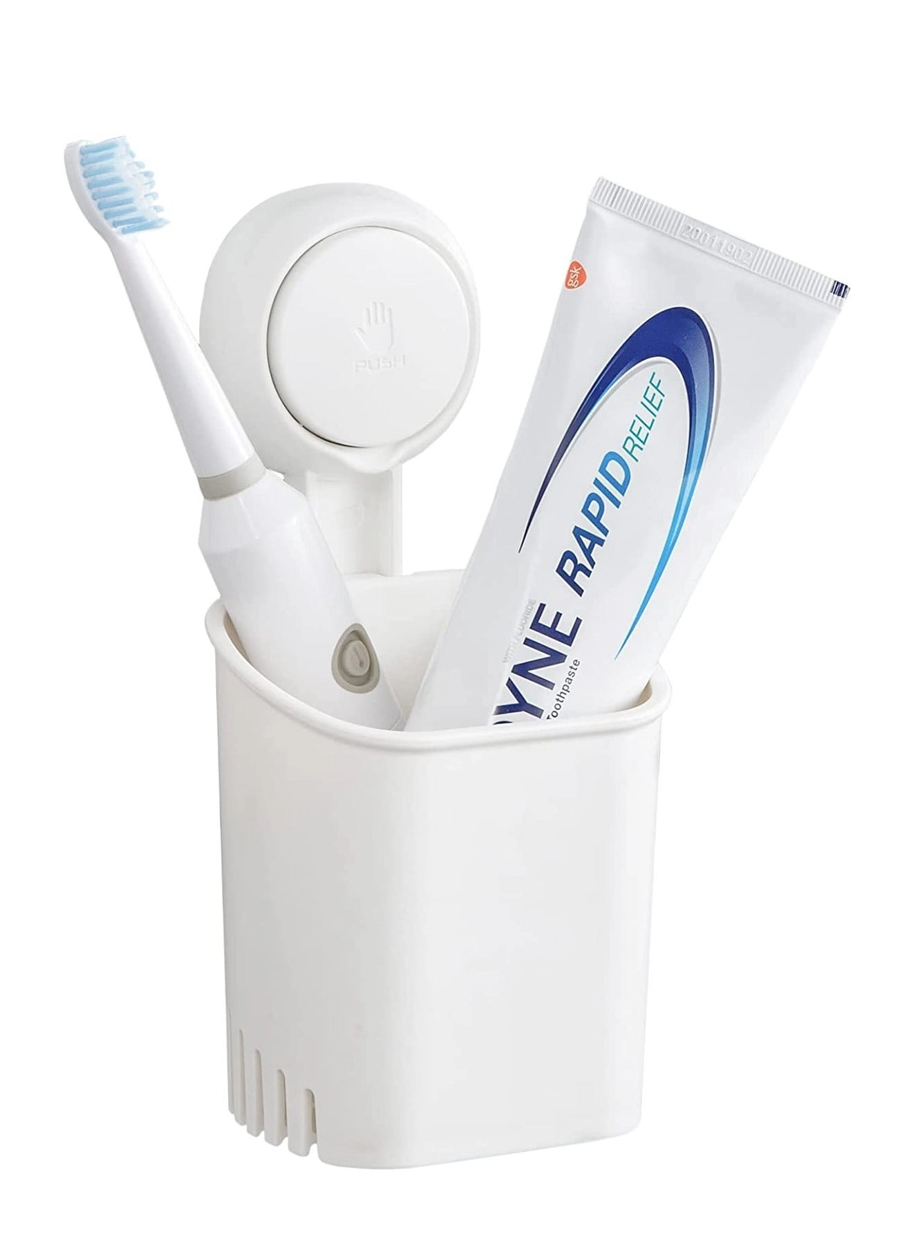 Suction Cup Toothbrush Holder - Drill-Free Wall Mounted Waterproof