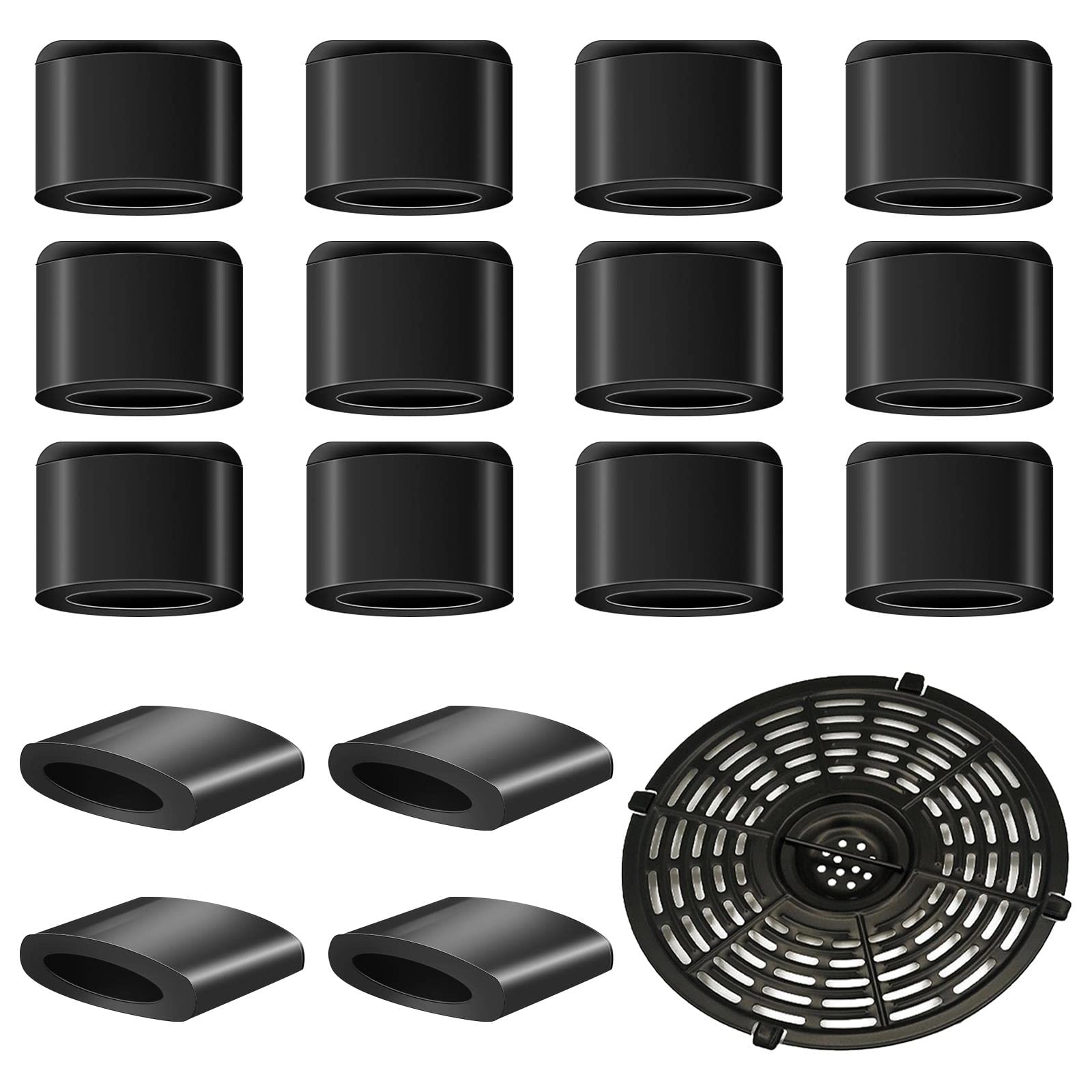 Mozeat Lens Air Fryer Rubber Bumpers - silicone 16 Pcs