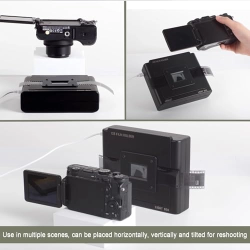 Mobile Film Scanner - Slides and Negative Copying LED Lighted Viewing