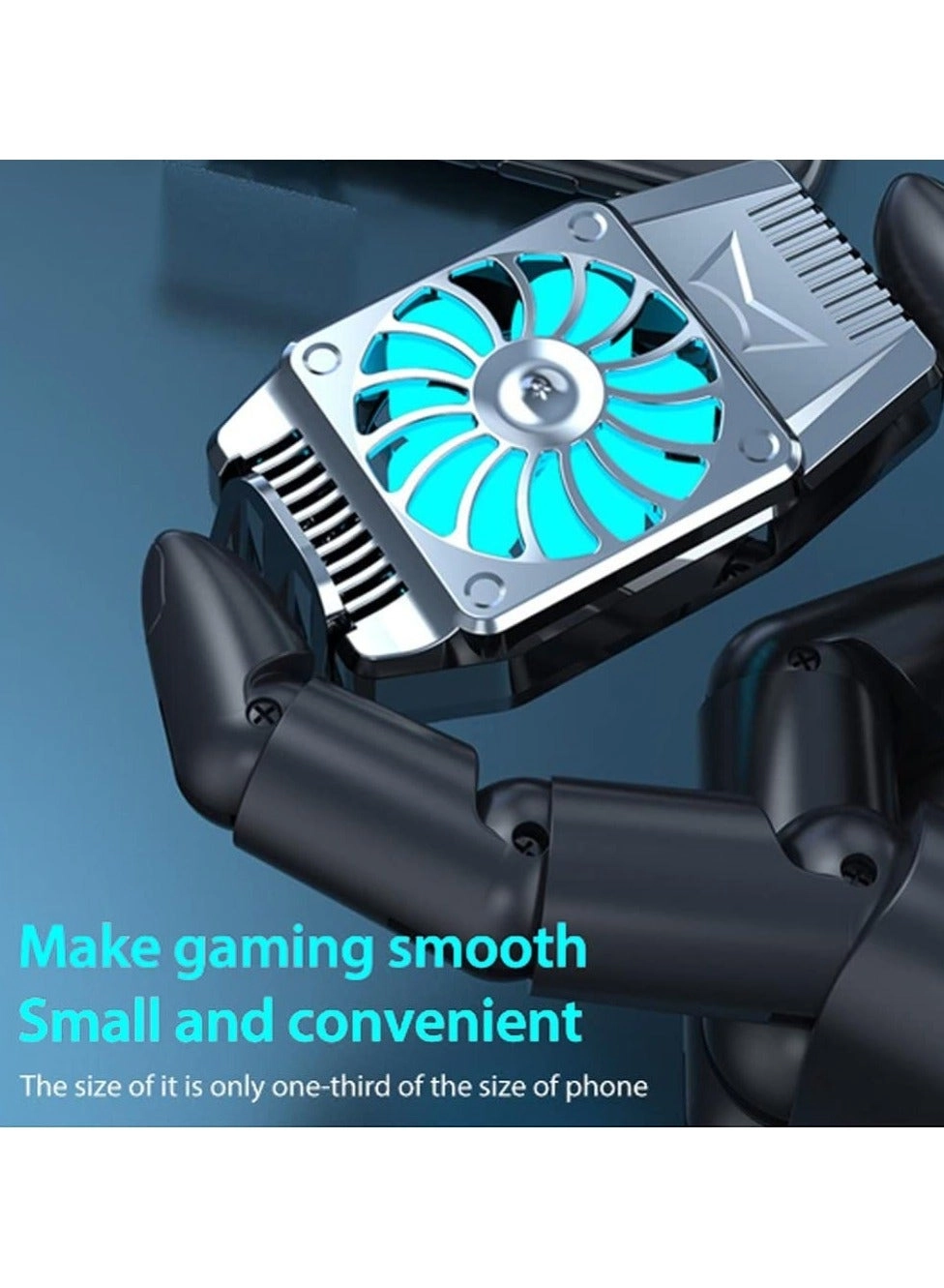 Universal Mini Mobile Phone Cooling Fan - 9-Blade USB Powered