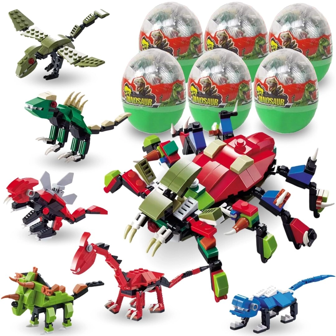 Liberty Imports PreFilled Eggs with Dinosaurs - Jurassic