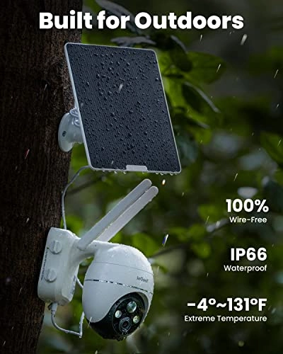 4G LTE Cellular Security Camera 2K