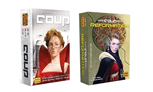 Indie Boards and Cards Coup (The Dystopian Universe) + Coup Reformation Expansion