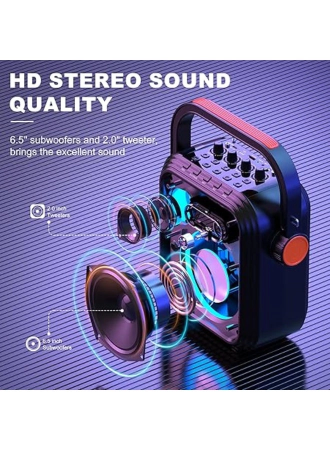 Karaoke machine - 2 wireless microphone