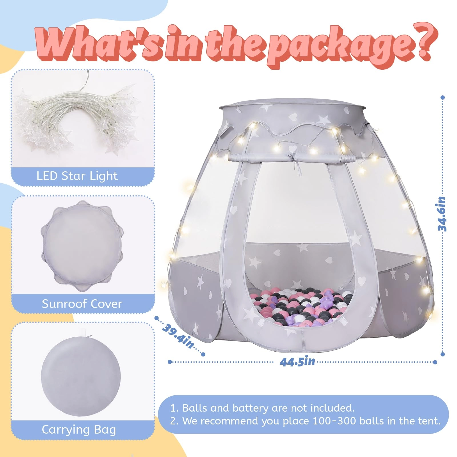 Pop Up Play Tent