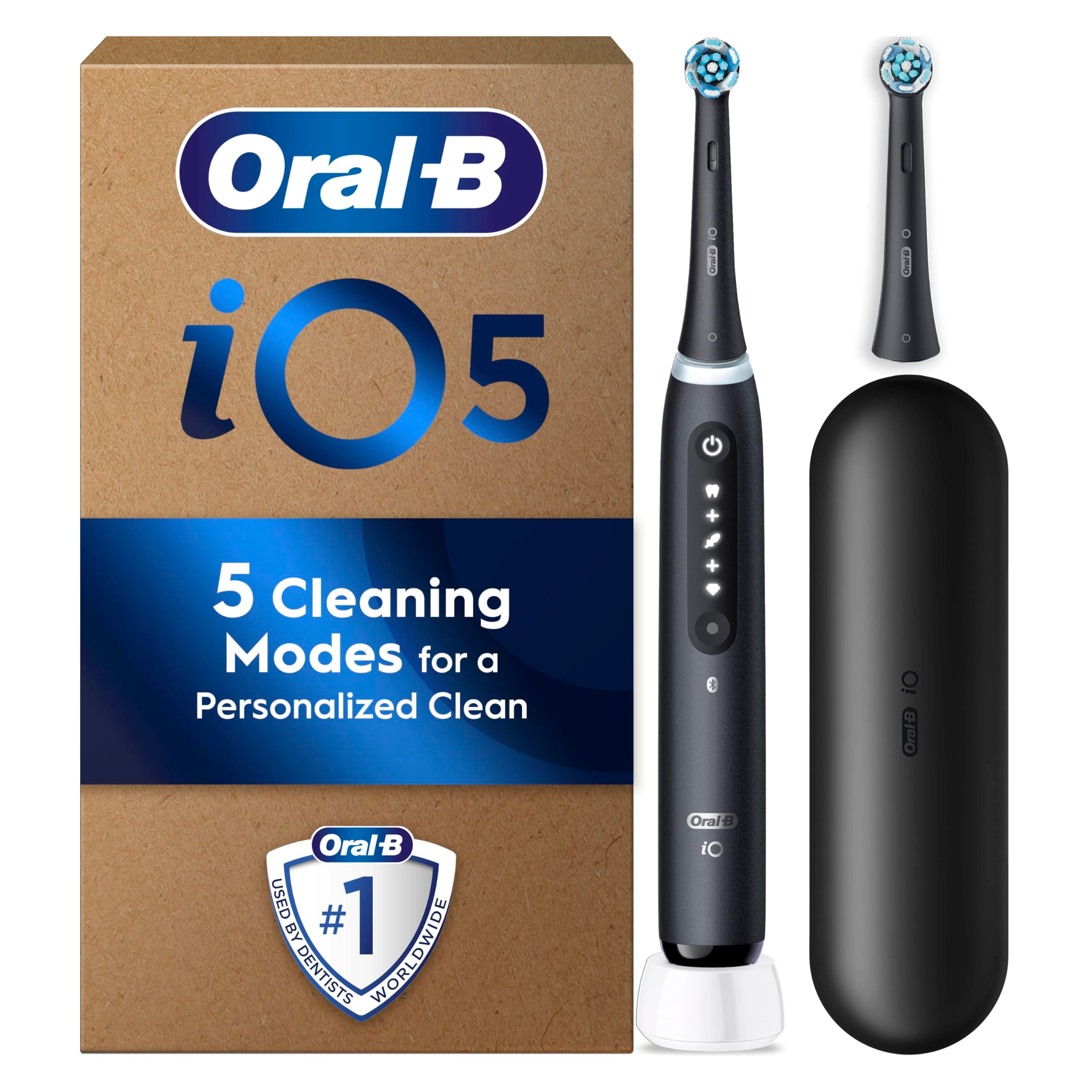 iO5 - 3 Brush Heads Rechargeable Black