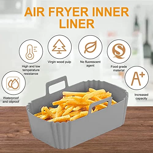 Air Fryer Silicone Liner - Food-grade Silicone 2PCS