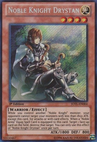 Yu-Gi-Oh! Noble Knight Drystan - Judgment of the Light (JOTL-EN084)