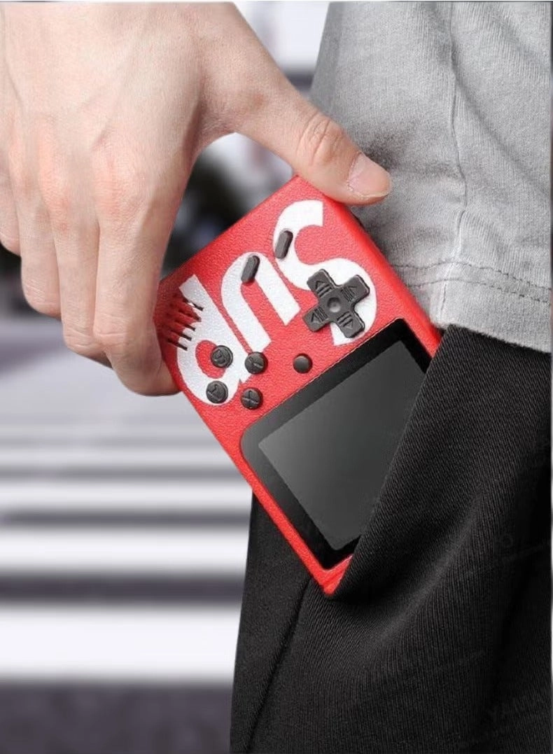 Handheld Game Console - 400 Built-in Games 3-Inch Color Screen Rechargeable Battery