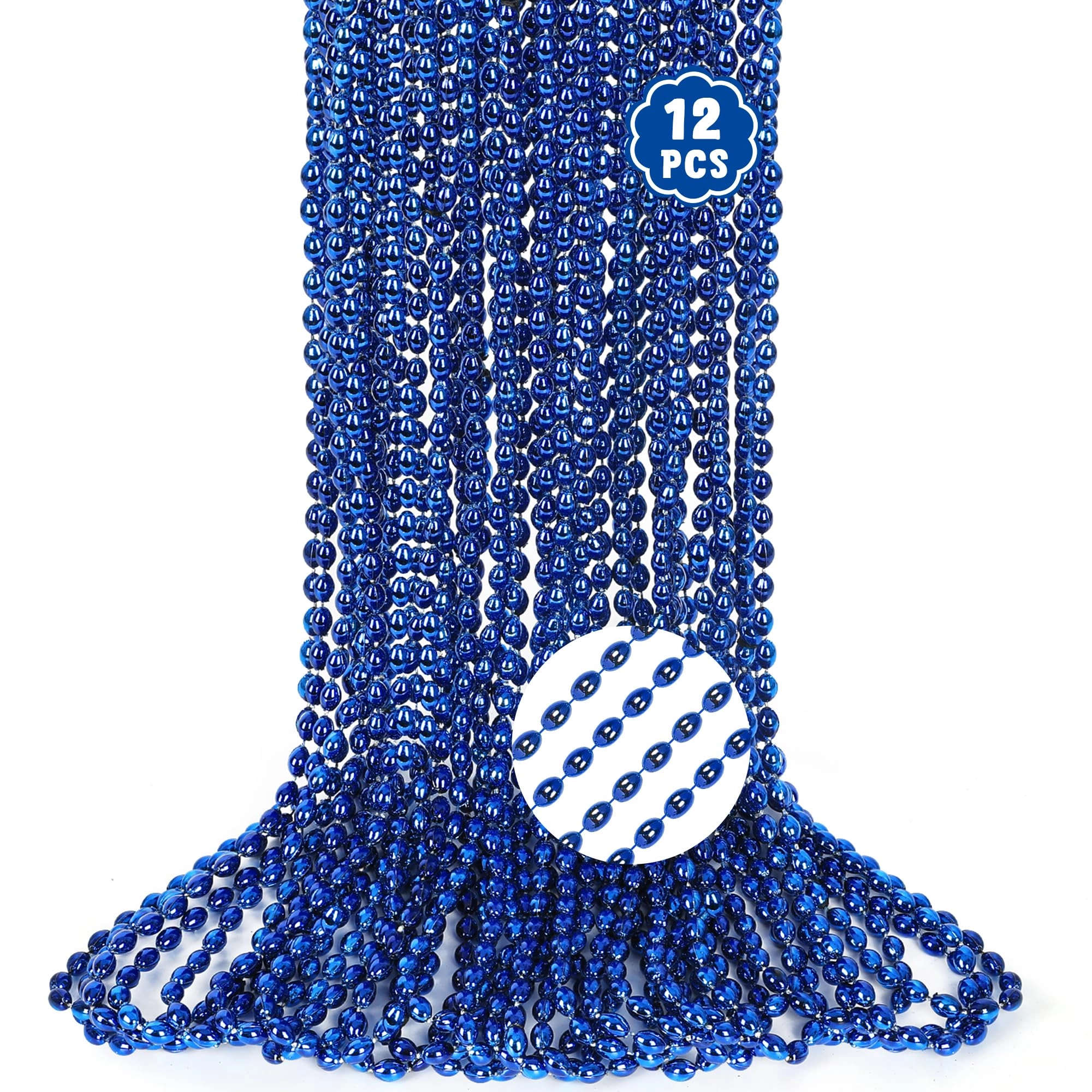 Mardi Gras Beads - 12PCS