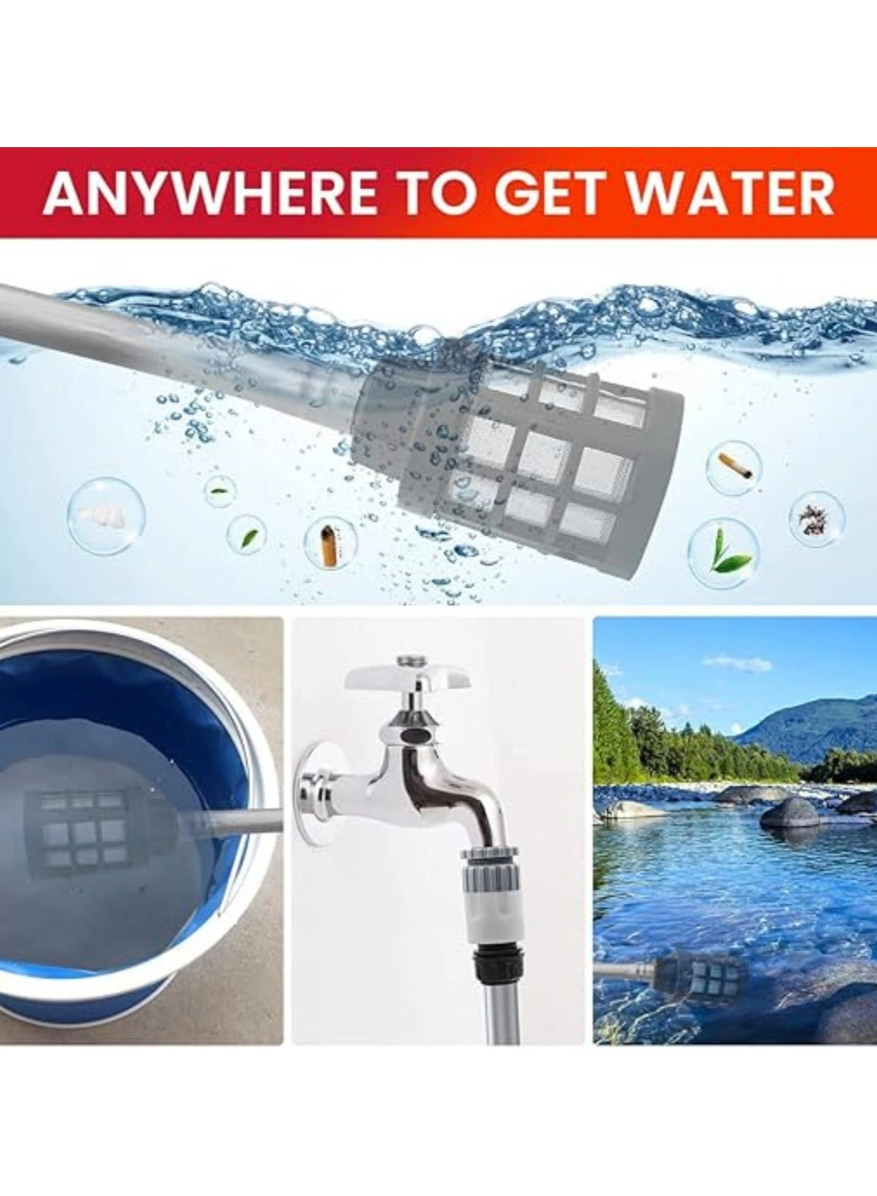 Cordless Car Washer - 68V Double Battery 5m Hose