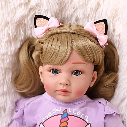 Rebirth Baby Doll - 48cm/58cm Silicone Limbs Cloth Body Panda Clothes Gift Set