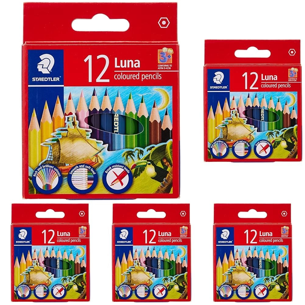 Luna Coloured Pencils - 12 Pcs