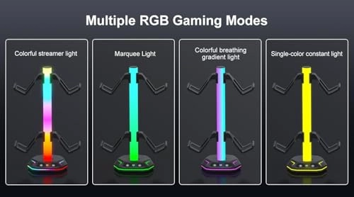 Gaming Headset and Controller Stand