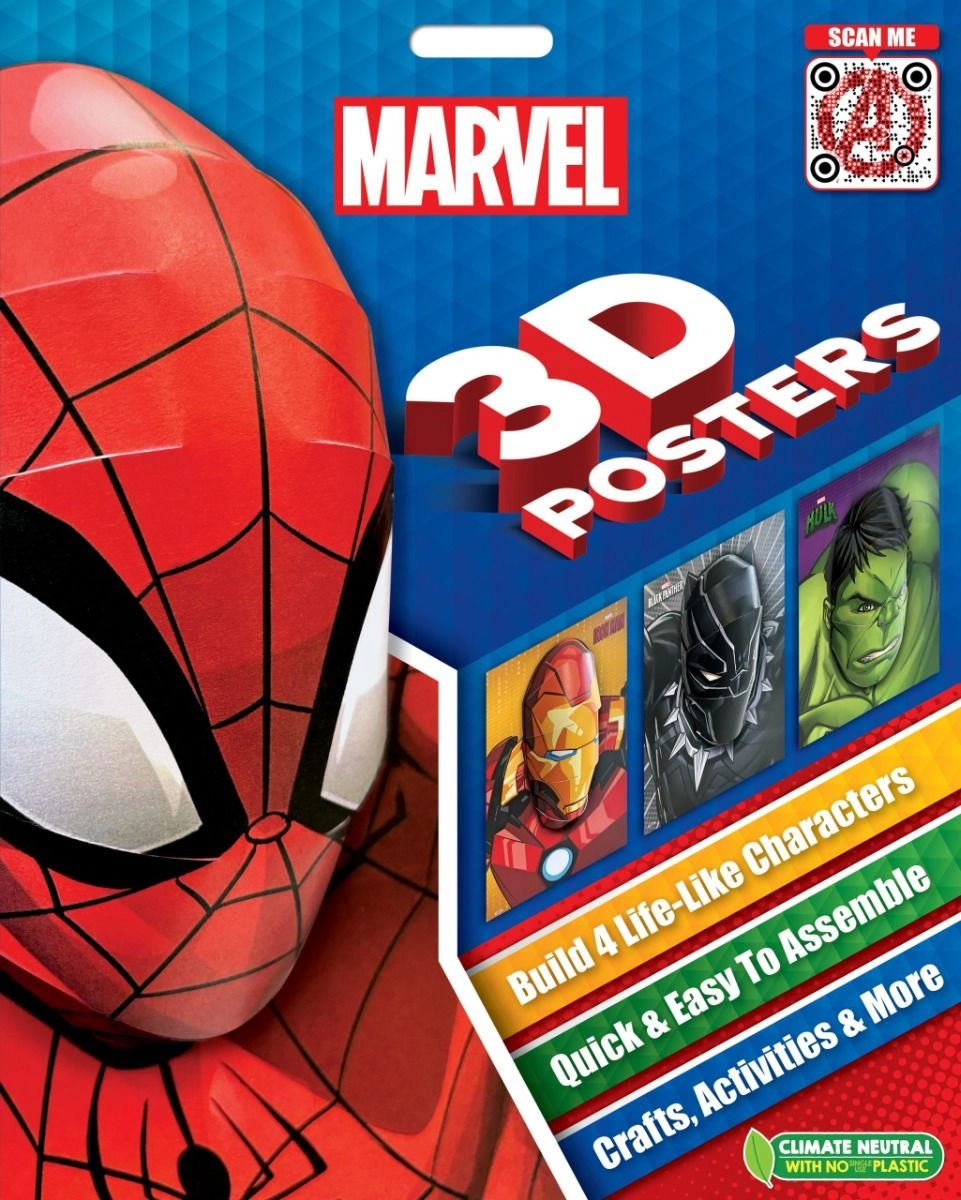 Igloo Books Marvel 3D Posters - 22 x 1 x 27 cm