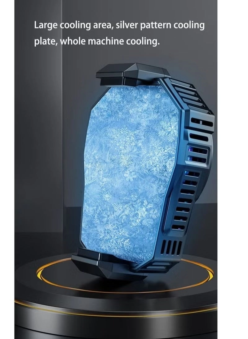 Mobile Phone Cooling Fan - Semi-Conductor Silent Portable Fits 2.6-3.5in
