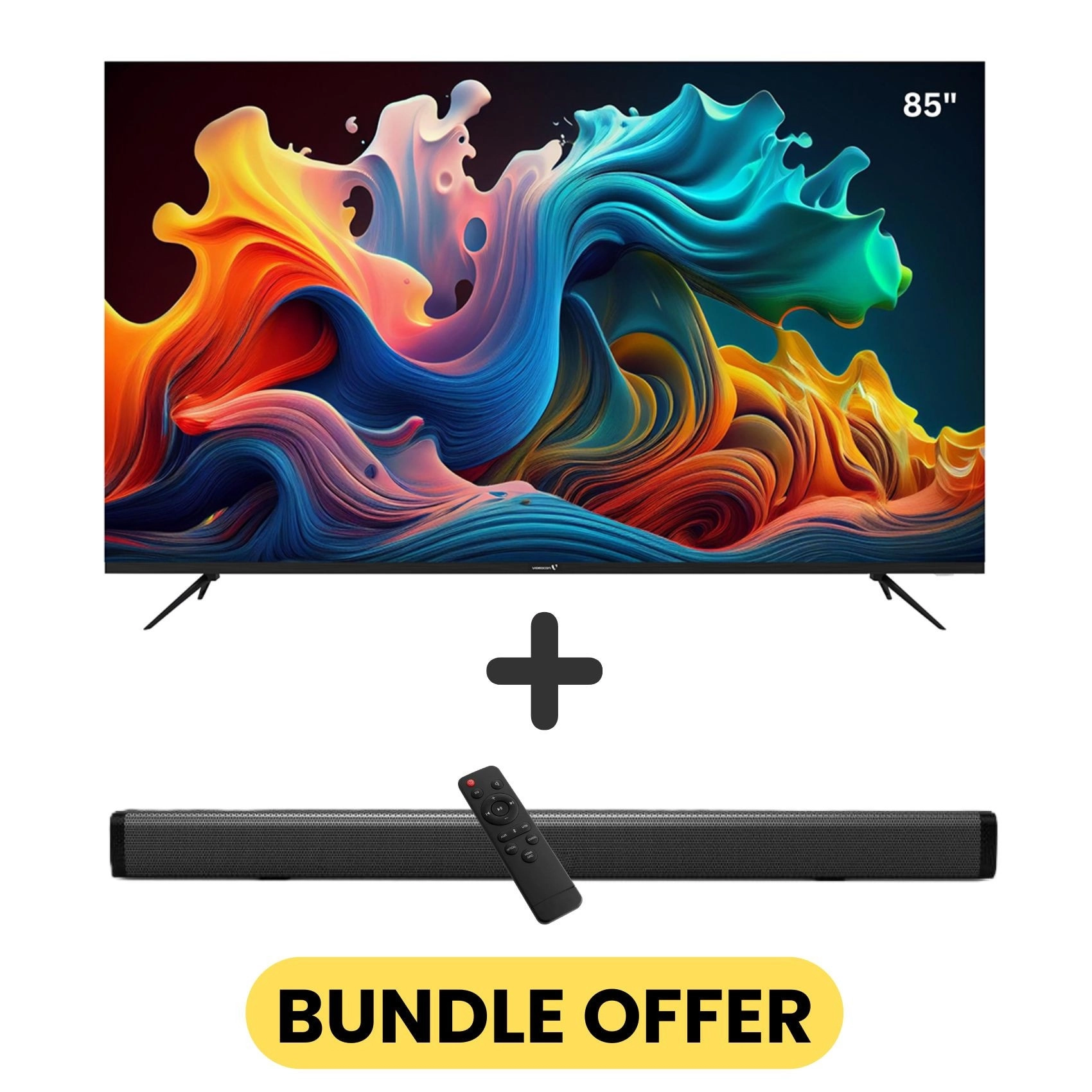 Videocon E85ELGT1100+SOUNDBAR - 85 inch