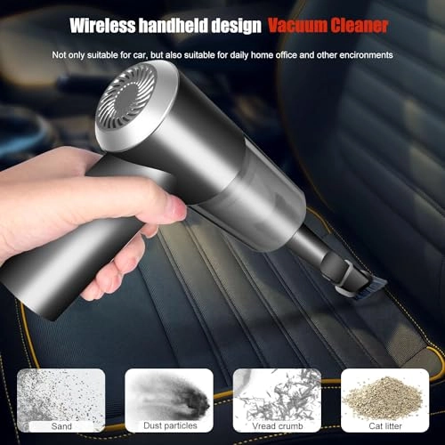 Cordless Handheld Vacuum Cleaner - High Power Rechargeable Mini Portable